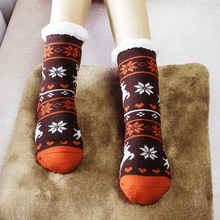 Laden Sie das Bild in den Galerie-Viewer, Thermo Fleece Super Weiche Slipper Socken