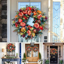 Laden Sie das Bild in den Galerie-Viewer, Halloween-Kürbis-Kranz