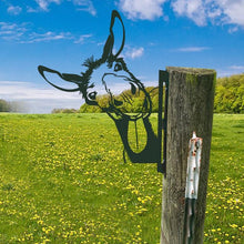 Laden Sie das Bild in den Galerie-Viewer, Bauerhof Metall Kunst Außendekoration