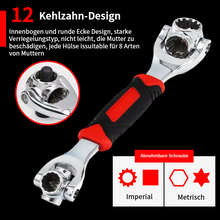 Laden Sie das Bild in den Galerie-Viewer, 52 in 1 Universal 360° drehbarer Kopf Gummigriff Steckschlüssel