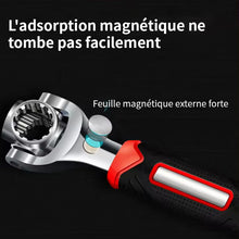 Laden Sie das Bild in den Galerie-Viewer, 52 in 1 Universal 360° drehbarer Kopf Gummigriff Steckschlüssel