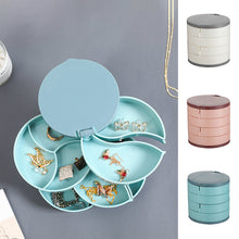 Laden Sie das Bild in den Galerie-Viewer, Mehrschichtige drehbare Schmuckschatulle