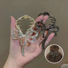 Laden Sie das Bild in den Galerie-Viewer, 🎅Bogenknoten leicht-Luxus-Haarspange🎀