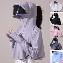Laden Sie das Bild in den Galerie-Viewer, Eisseide UV-Schutz Windjacke mit Kapuze