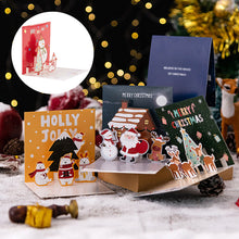 Laden Sie das Bild in den Galerie-Viewer, 3D Weihnachtskarten