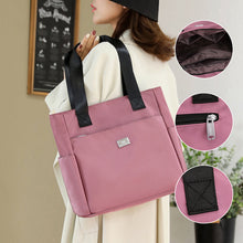 Laden Sie das Bild in den Galerie-Viewer, 👜👜Vielseitige einfache einfarbige Nylonhandtasche mit großer Kapazität