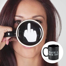 Laden Sie das Bild in den Galerie-Viewer, Lustige Mittelfinger-Tasse