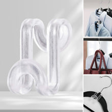 Laden Sie das Bild in den Galerie-Viewer, Transparente Verbindungshaken für Kleiderbügel