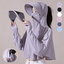 Laden Sie das Bild in den Galerie-Viewer, Eisseide UV-Schutz Windjacke mit Kapuze
