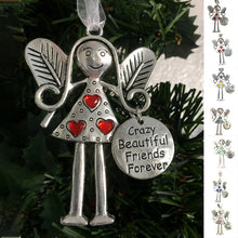 Laden Sie das Bild in den Galerie-Viewer, 🪽Verrückte schöne Freunde für immer – Engel-Ornament, Weihnachtsgeschenk