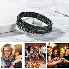 Laden Sie das Bild in den Galerie-Viewer, Mehrere Geflochtene Lederarmband