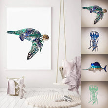 Laden Sie das Bild in den Galerie-Viewer, Meerestier-Ornamente aus Metall