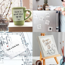 Laden Sie das Bild in den Galerie-Viewer, Wasserfeste Transparente Klebrige Haftnotizen