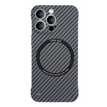 Laden Sie das Bild in den Galerie-Viewer, Rahmenlose Magnetische Handyhülle aus Karbonfaser für iPhone