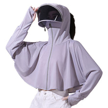 Laden Sie das Bild in den Galerie-Viewer, Eisseide UV-Schutz Windjacke mit Kapuze