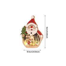 Laden Sie das Bild in den Galerie-Viewer, LED-Weihnachtsbeleuchtung aus Holz