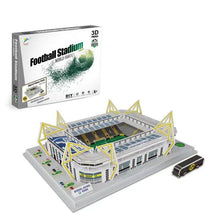 Laden Sie das Bild in den Galerie-Viewer, 3D dreidimensionales Fußballfeld-Puzzle
