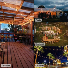 Laden Sie das Bild in den Galerie-Viewer, Solarbetriebene LED-Lichterketten für den Außenbereich