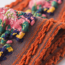 Laden Sie das Bild in den Galerie-Viewer, 🌻Vintage Socken mit Blumenstickerei (5 Paar)