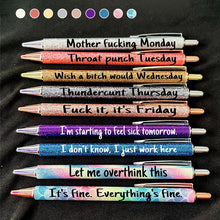 Laden Sie das Bild in den Galerie-Viewer, Ganz Wochekugelschreiber