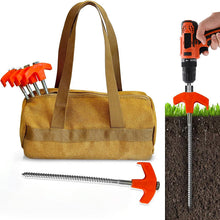 Laden Sie das Bild in den Galerie-Viewer, Drehbare Zeltheringe mit Gewinde