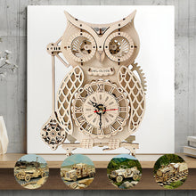 Laden Sie das Bild in den Galerie-Viewer, Super mechanisches Holzmodell-Puzzle-Set🦉