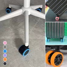 Laden Sie das Bild in den Galerie-Viewer, Schutzhülle aus Silikon für Gepäckräder(8 Stück)
