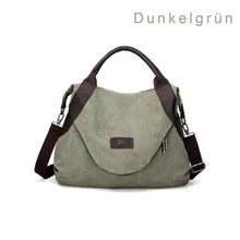 Laden Sie das Bild in den Galerie-Viewer, Segeltuch Tasche mit großer Kapazität