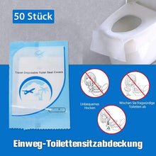 Laden Sie das Bild in den Galerie-Viewer, Einweg-Toilettensitzabdeckung (50 Stücke)