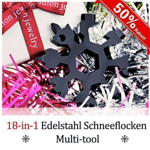 🎁Vorweihnachtsverkauf🎁18-in-1 Edelstahl Schneeflocken Multi-tool
