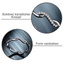 Laden Sie das Bild in den Galerie-Viewer, Verdrehen-Ring,Twist-Ring,Diamant-Ring