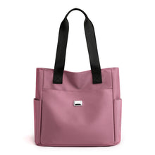 Laden Sie das Bild in den Galerie-Viewer, 👜👜Vielseitige einfache einfarbige Nylonhandtasche mit großer Kapazität
