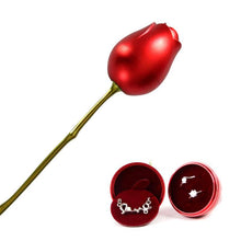 Laden Sie das Bild in den Galerie-Viewer, Herz-Halsketten-Set mit Rose
