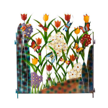 Laden Sie das Bild in den Galerie-Viewer, Kreative Blumen-Zaundekoration
