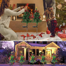 Laden Sie das Bild in den Galerie-Viewer, Solarbetriebene, wasserdichte Weihnachtsbaum-Dekorationslichter für den Außenbereich
