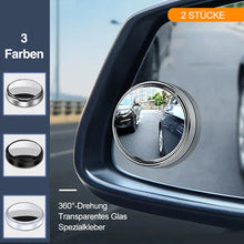 Laden Sie das Bild in den Galerie-Viewer, 360-Grad-Auto-Rückansicht kleiner runder Spiegel
