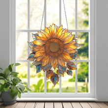 Laden Sie das Bild in den Galerie-Viewer, Sonnenblume Acryl Fenster hängend
