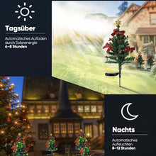 Laden Sie das Bild in den Galerie-Viewer, Solarbetriebene, wasserdichte Weihnachtsbaum-Dekorationslichter für den Außenbereich
