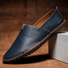 Laden Sie das Bild in den Galerie-Viewer, Jack Washington Minimal-Loafer aus echtem Leder
