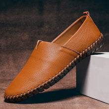 Laden Sie das Bild in den Galerie-Viewer, Jack Washington Minimal-Loafer aus echtem Leder
