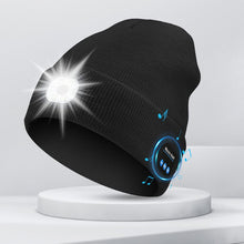 Laden Sie das Bild in den Galerie-Viewer, Bluetooth-Mütze mit LED-Licht &amp; abnehmbaren Lautsprechern
