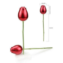 Laden Sie das Bild in den Galerie-Viewer, Herz-Halsketten-Set mit Rose
