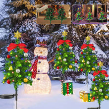 Laden Sie das Bild in den Galerie-Viewer, Solarbetriebene, wasserdichte Weihnachtsbaum-Dekorationslichter für den Außenbereich
