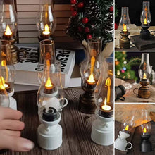 Laden Sie das Bild in den Galerie-Viewer, Elektronische LED-Vintage-Petroleumlampe
