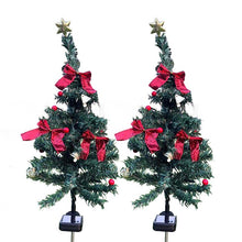 Laden Sie das Bild in den Galerie-Viewer, Solarbetriebene, wasserdichte Weihnachtsbaum-Dekorationslichter für den Außenbereich
