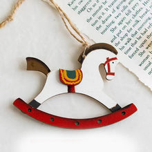 Laden Sie das Bild in den Galerie-Viewer, Weihnachtsdekoration Holzanhänger
