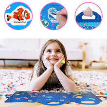 Laden Sie das Bild in den Galerie-Viewer, Wasserfestes Umweltfreundliches Pädagogisches Stickerbuch für Kinder
