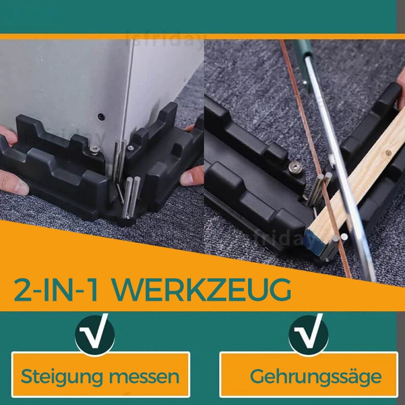 Gehrungswinkel-Messwerkzeug 2-in-1 - Präzises Winkelmessgerät Für Holz- Und Renovierungsarbeiten