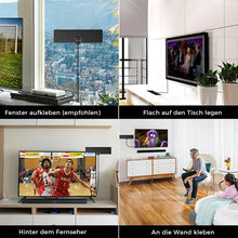 Laden Sie das Bild in den Galerie-Viewer, 2023-Upgrade DIGITALE HDTV-ANTENNE 4K
