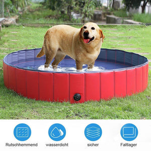 Tragbarer aufblasbarer Pool für Haustiere